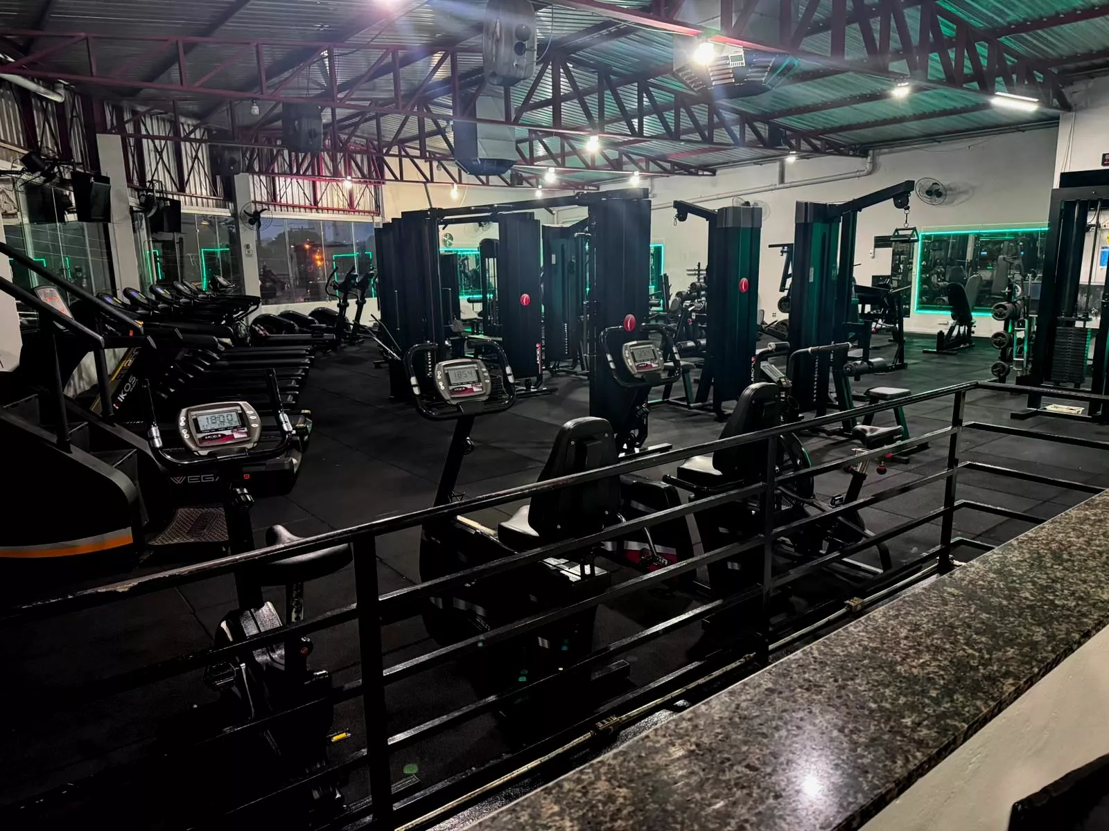 Foto da area de musculação